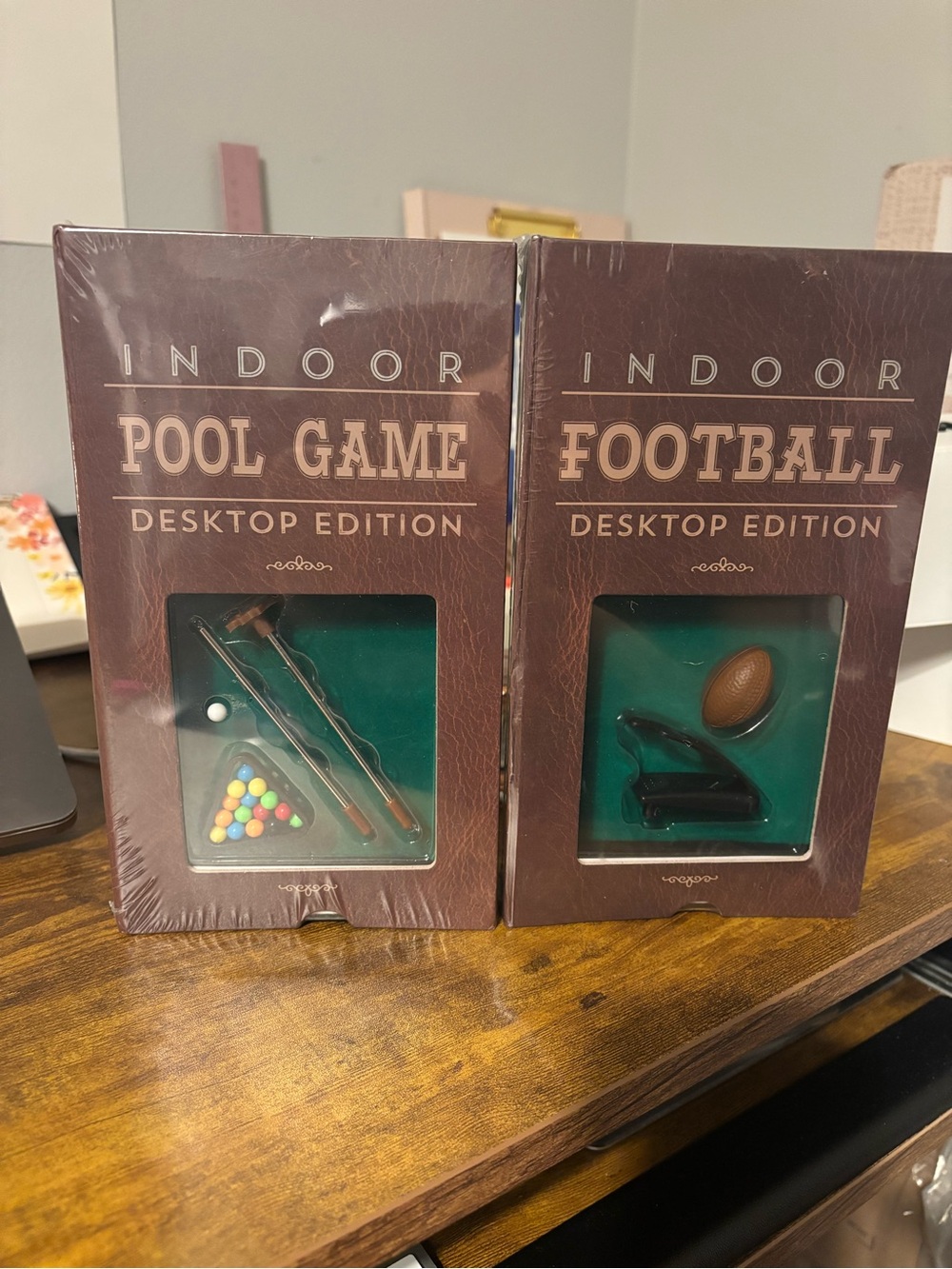 Indoor Pool Game and Football Desktop Edition - NIB